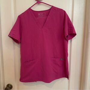 Figs Electric Orchid Medium TALL Scrub Set